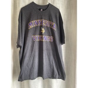 Minnesota Vikings Men's NFL Team Apparel Graphic T-Shirt  Gray 2XL